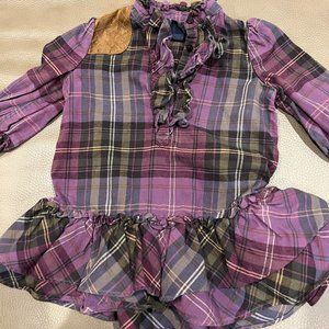 Ralph Lauren baby girl plaid dress